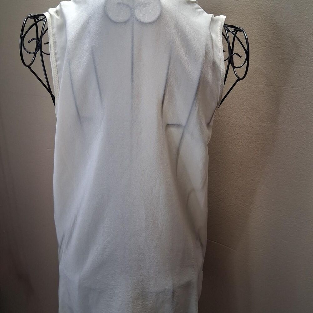Y2K Silver Sequin Tank Top Blouse Metallic Glam Indie Sleaze M J.Crew Sequin - Picture 7 of 7